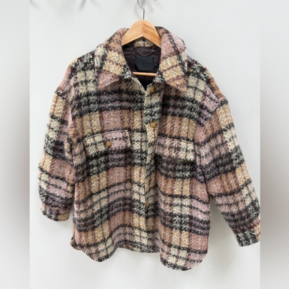 No. 6 Wilson Jacket in Check Plaid - Picture 2 of 9